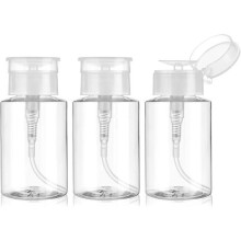 Set van 3 lege pompflessen voor nagellakremover - Lege flessen - Hersluitbare pompflessen, 150 ml