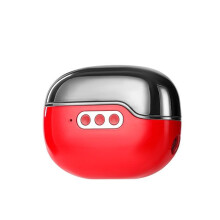 Automatischer elektrischer USB-Nagelknipser mit LED-Licht und Aufbewahrungsfach, Nagelpflege für Frauen, Jungen und Mädchen (Rot)