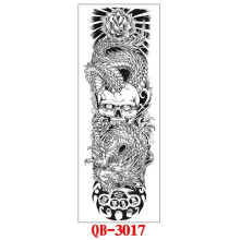 Modieuze tattoo-stickers, duurzame, waterdichte tattoos voor mannen en vrouwen QB-3017 170*480mm