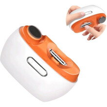 Tagliaunghie elettrico - Tagliaunghie e lima per unghie automatico 2 in 1 - Tagliaunghie elettrico portatile - Con custodia