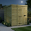 6 x 6 Pent Shed Tanalised (Single Door, No Windows) 3