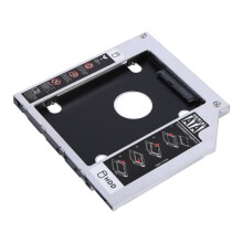 HDD-caddy voor harde schijven, aluminium 2,5 mm SATA HDD SSD-behuizing, harde schijfcompartiment, optische dvd-adapter voor laptop