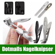 Coupe-ongles pour ongles d'orteils durs et épais - Conception ergonomique avec tête inclinée, idéale pour les ongles épais ou les