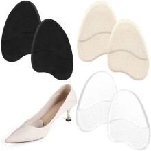 3 Pairs of Forefoot Plantar Cushions, Self-Adhesive Metatarsal Pads, Anti-Slip Cushions for Women's Shoes