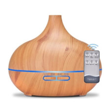 Diffuser voor etherische oliën van 500 ml met afstandsbediening, draagbare luchtbevochtiger, aromanevel en 7-kleurige LED-verlichting.