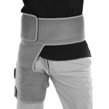 HURRISE Leistenbandage, Leistenstütze, verstellbare Hüftbandage, Linderung von Ischiasschmerzen, Oberschenkelkompression