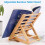 Supporto per tablet RisingFF in bambù, supporto per iPhone, iPad, tablet e tutti i telefoni cellulari (formato grande) 6