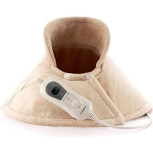Cuscinetto riscaldante elettrico portatile per collo e spalle, ideale per il relax, lavabile in lavatrice, con cavo rimovibile e 3