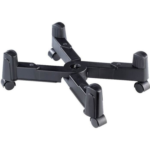 Rolling stand - GENERAL OFFICE - Black - Stable - Anti-slip - 5 removable wheels