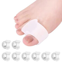 Ortesi correttiva per alluce valgo, 8 separatori per dita in silicone, Epitact correttivo per dita sovrapposte, divaricatore per dita