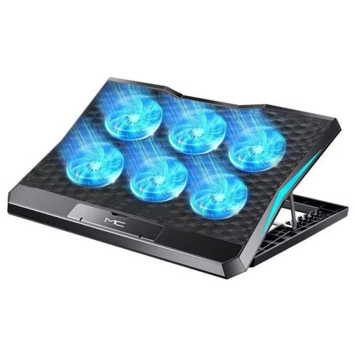 Ψύκτης Laptop - CHANGM - 14-17 ίντσες - 15 ανεμιστήρες - Αεριζόμενη βάση - Μαύρο 1
