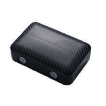 Portapillole portatile - Portapillole magnetico con 8 scomparti - Nero