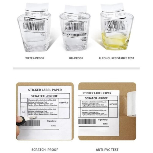 Thermal Label Roll - Unspecified - 4"x6" - 500 Labels - 40mm Core - Waterproof 2