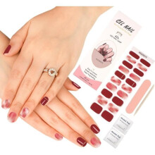 UV Nail Polish Stickers, 20pcs UV Gel Nail Stickers, Self-Adhesive Nail Film, Gel Nail Stickers, Stickers and Stencils