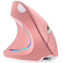 Ergonomische oplaadbare draadloze verticale muis, 2,4 GHz, voor rechtshandige gebruikers met 4 instelbare DPI-instellingen (800-1200-1600-2400)