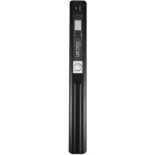 Tragbarer Dokumentenscanner, 900 dpi, USB 2.0, LCD-Bildschirm, unterstützt JPG/PDF-Format, Schwarz
