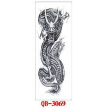 Temporary Waterproof Tattoo Stickers, Cool Fake Tattoo Body Arm Stickers QB-3069 170*480mm