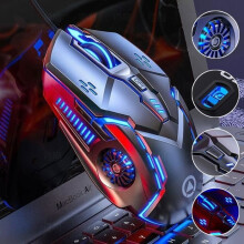 Gamingmuis - 4 DPI-niveaus - 7 RGB-kleuren - Ergonomisch ontwerp - Bedraad - 6 knoppen