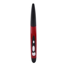 Mouse wireless VINGVO, mouse ottico wireless a penna da 2,4 GHz, DPI regolabile 500/1000, rosso, per computer