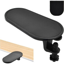 Ergonomic computer wrist support, rotating mouse armrest for desk arm protection