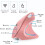 Mouse verticale wireless, mouse verticale wireless per laptop, mouse wireless a 6 pulsanti, mouse wireless (rosa) 3