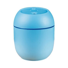 Luftbefeuchter, Mini-Luftbefeuchter für Zuhause und Auto, 250 ml, Ultraschall-Diffusor für ätherische Öle – Blaue Ausführung