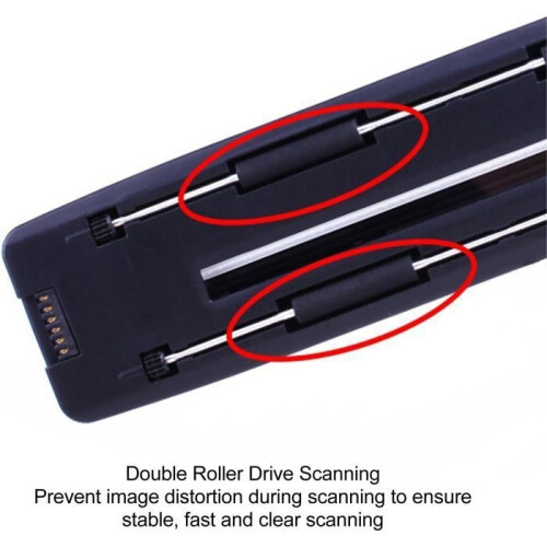 Mini Document and Image Scanner, 1050 DPI, A4 Format, JPG/PDF Format, High-Speed LCD Screen 2