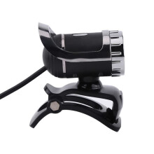 HD-Webcam – Qiilu – 12 Megapixel – Integriertes Mikrofon – 360-Drehung – USB 2.0