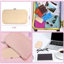 Manicureset - SIGHTMARK - 7-delig - Etui van synthetisch leer - Roestvrij staal - Roségoud - 10x5x1,9 cm