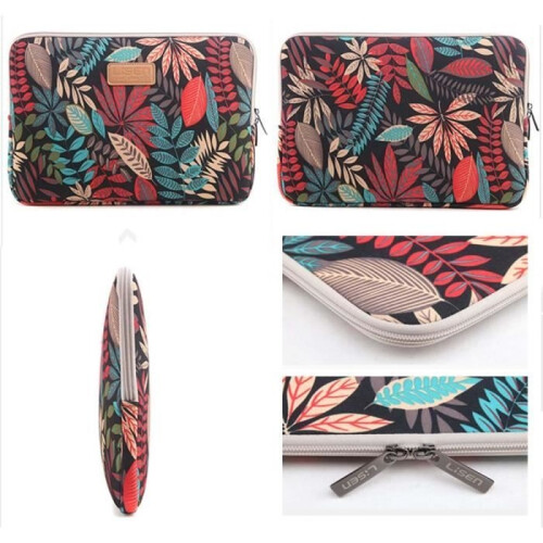 AKOne 14.1-inch Laptop Sleeve - Red - Canvas 1