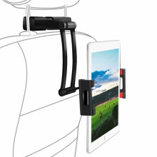 Supporto per tablet da auto, supporto universale per poggiatesta auto per tablet/telefono