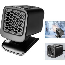 Riscaldatore per auto, riscaldatore sbrinatore portatile per auto 12V 120W, ventilatore sbrinatore per veicoli e camion con funzione