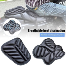 Motorfietszadelkussen - QINGQUE - Eén maat - Ademend - Antislip - Optimaal comfort
