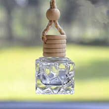 Bottiglie di vetro vuote per oli essenziali - LX - Confezione da 10 - Decorative per auto e viaggi