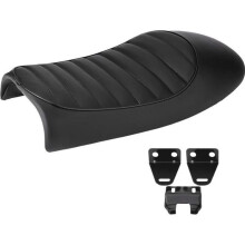 Motorzadel - MOO - Vintage - PU-leer - Universeel - Zwart (stijl B)