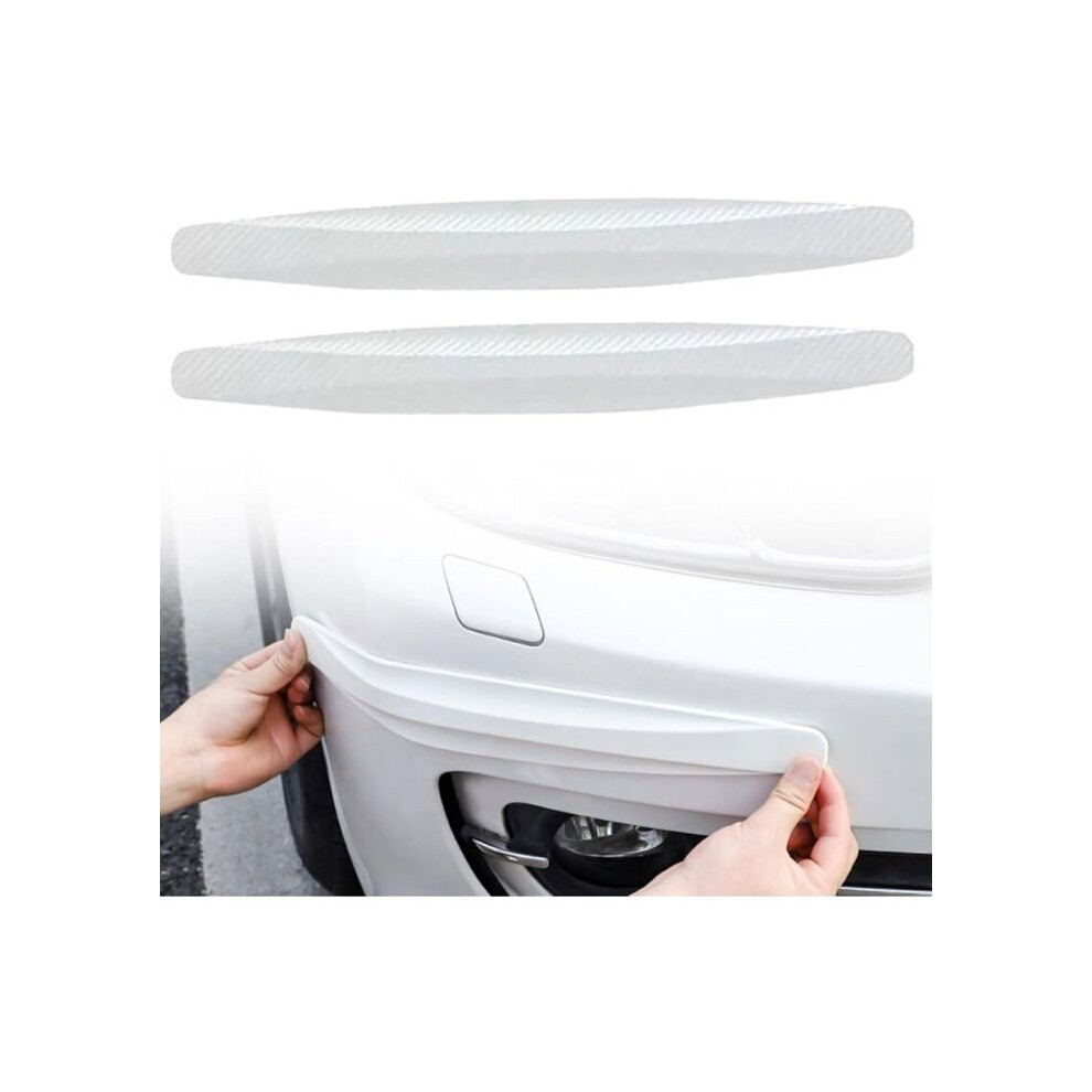 (White) Car Bumper Strips, Bumper Rubber Strip, Bumper Protector, Anti-Collision Rubber, Strips White 9102920060360