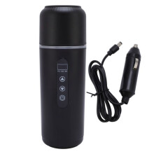 Vvikizy Tazza elettrica portatile per auto, riscaldabile in auto, 500 ml, bollitore elettrico da viaggio 12V 24V, tazza artistica