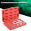 Wheel bearing tool kit - Puller tool - Aluminum - Silver color - 14 adapters 1