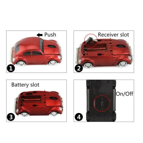 Beetle Car Mouse - 2.4G Wireless Mouse 1