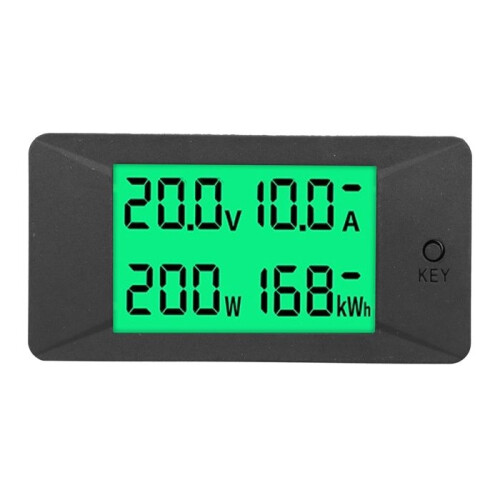 Ψηφιακή οθόνη μετρητή ενέργειας LCD με τάση και ρεύμα, βολτόμετρο DC 5-12V PZEM-025 2