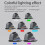2pcs Wireless Bluetooth Mice with LED Screen, Rechargeable, 7 Buttons, 3200 DPI, Ergonomic Wireless Mouse, Vertical Mouse, Gray 5