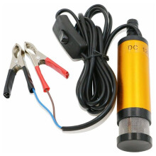 12-V-Tauchpumpe zum Pumpen von Wasser und Diesel, 38 mm, Kraftstoffförderpumpe für Öl, Diesel und Wasser, Ensoleill-Etikett
