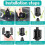 Universal Adjustable Car Cup Holder, Car Cup Holder Enlarger for Bottles and Mugs less than 5.51" 3