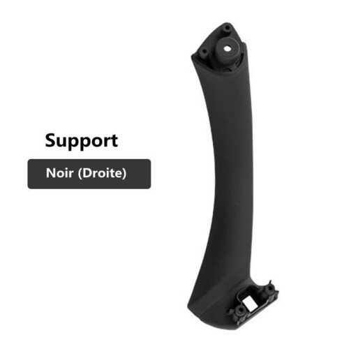 1Pc Right Side Interior Door Panel Handle Trim Pull + Cover For E90/E91 (Black) 1