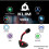 Microfono USB - Professionale - Gaming - Rosso - Compatibile con PS4 - Eccellente qualità audio 4
