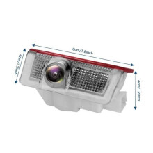 Letouch Lot de 2 éclairages LED d'entrée de portière de voiture avec projecteur laser et logo Mercedes.