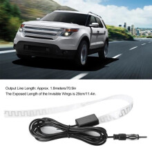 Garosa Indoor Mounting Antenna, Invisible Car Extension AM/FM Radio Antenna, Signal Reception Amplifier