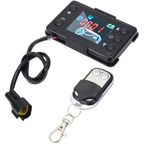 12V LCD Car Heater Controller with 4-Button Remote Control for Diesel Car Heaters[646]
