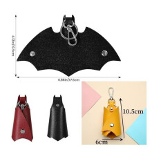 Portachiavi da 30 pezzi, portachiavi portatile a forma di pipistrello con gancio, custodia protettiva unisex per chiavi. PORTACHIAVI