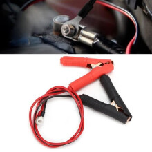 Qiilu Batterieklemmenkabel, 12–24 V, 30 A, Starthilfekabel, Auto-Set
